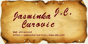 Jasminka Čurović vizit kartica